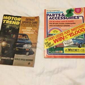 Motor Trend Magazine January 1965 Mustang 2+2, Corga, Barracuda & 1975 JC Whitn